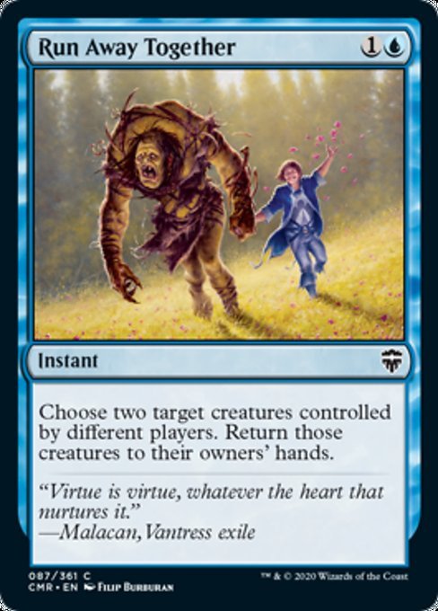 Run Away Together (Commander Legends) Near Mint - Nick Nack's Full Frontal Attack