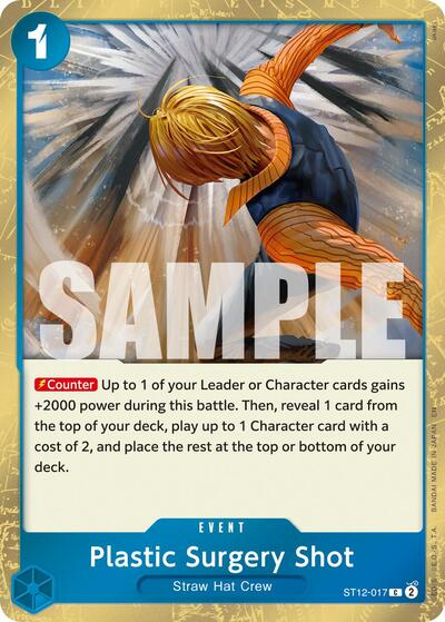 Plastic Surgery Shot ST12 - 017 (Pirate Foil) (Premium Booster - The Best - Vol. 2) Near Mint Foil - Nick Nack's Full Frontal Attack