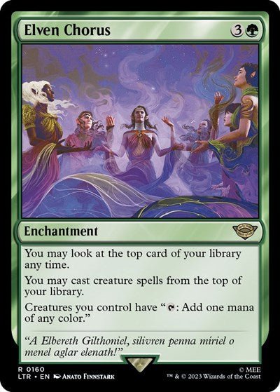 Elven Chorus (Universes Beyond: The Lord of the Rings: Tales of Middle-earth) Near Mint - Nick Nack's Full Frontal Attack
