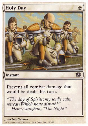 Holy Day (8th Edition) Light Play Foil - Nick Nack's Full Frontal Attack