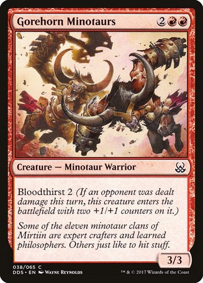 Gorehorn Minotaurs (Duel Decks: Mind vs Might) Near Mint
