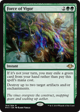 Force of Vigor (Modern Horizons) Near Mint - Nick Nack's Full Frontal Attack