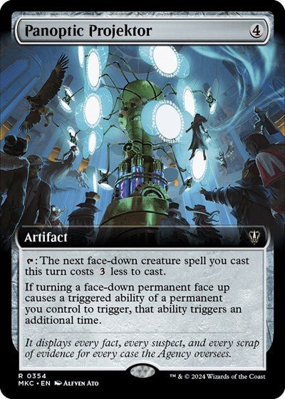 Panoptic Projektor (Extended Art) (Commander: Murders at Karlov Manor) Near Mint - Nick Nack's Full Frontal Attack