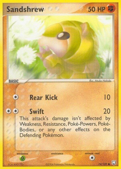 Sandshrew (Team Rocket Returns) Light Play - Nick Nack's Full Frontal Attack