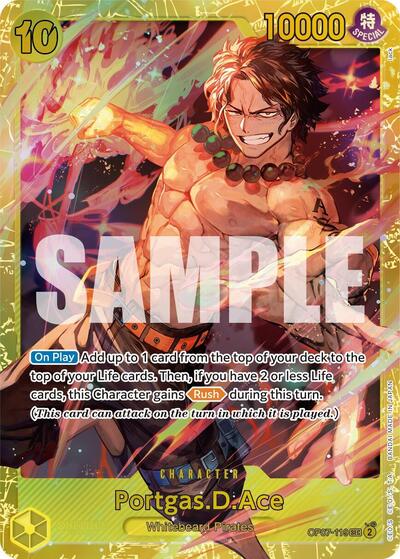 Portgas.D.Ace (119) (500 Years in the Future) Near Mint Foil