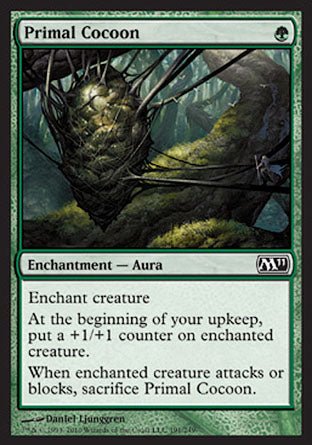 Primal Cocoon (Magic 2011 Core Set) Near Mint - Nick Nack's Full Frontal Attack