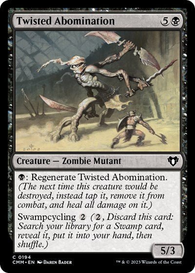 Twisted Abomination (Commander Masters) Near Mint - Nick Nack's Full Frontal Attack