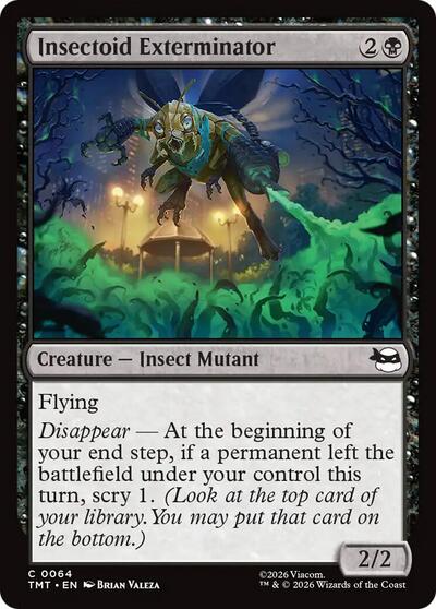 Insectoid Exterminator (Teenage Mutant Ninja Turtles) Near Mint Foil