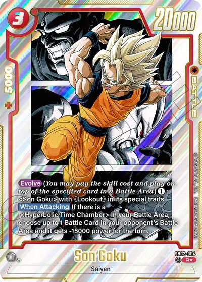 Son Goku SB02-004 (Alternate Art) (Manga Booster 02) Near Mint Holofoil