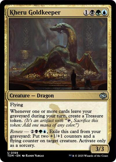 Kheru Goldkeeper (Tarkir: Dragonstorm) Near Mint - Nick Nack's Full Frontal Attack