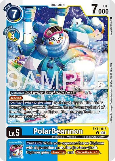 PolarBearmon (Dawn of Liberator) Near Mint - Nick Nack's Full Frontal Attack