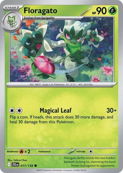 Floragato (SV09: Journey Together) Near Mint - Nick Nack's Full Frontal Attack