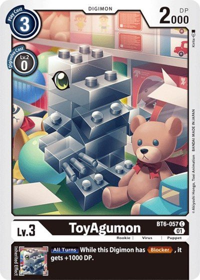 ToyAgumon (Double Diamond) Near Mint - Nick Nack's Full Frontal Attack