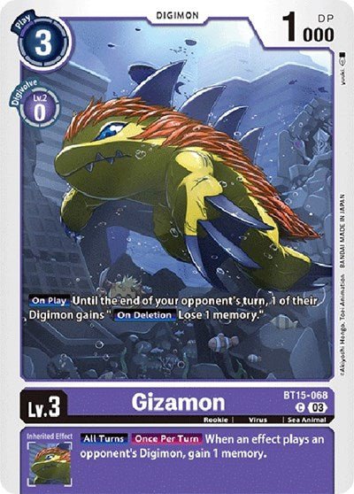 Gizamon (Exceed Apocalypse) Near Mint - Nick Nack's Full Frontal Attack