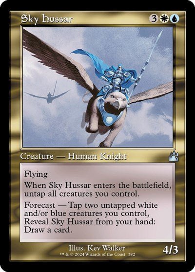 Sky Hussar (Retro Frame) (Ravnica Remastered) Near Mint - Nick Nack's Full Frontal Attack
