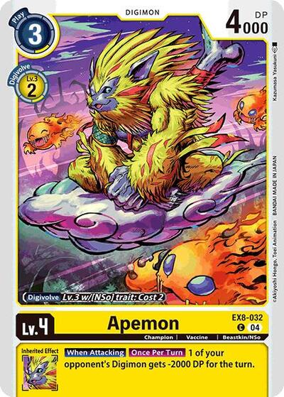 Apemon (Chain of Liberation) Near Mint - Nick Nack's Full Frontal Attack