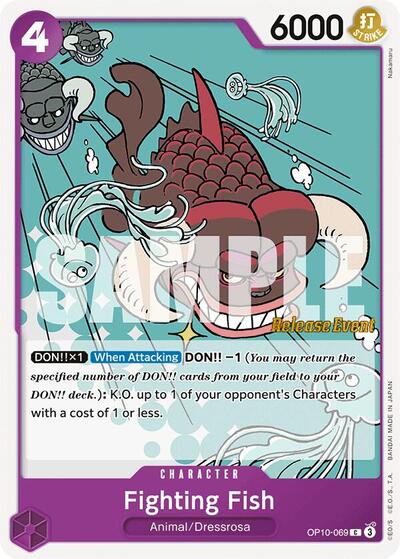 Fighting Fish (Royal Blood Release Event Cards) Near Mint - Nick Nack's Full Frontal Attack