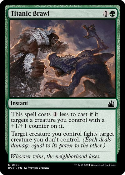 Titanic Brawl (Ravnica Remastered) Near Mint