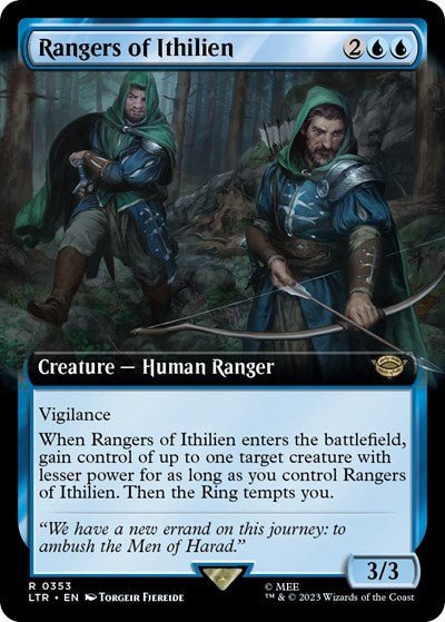 Rangers of Ithilien (Extended Art) (Universes Beyond: The Lord of the Rings: Tales of Middle - earth) Near Mint - Nick Nack's Full Frontal Attack