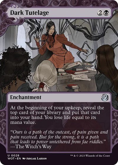 Dark Tutelage (Wilds of Eldraine: Enchanting Tales) Near Mint - Nick Nack's Full Frontal Attack
