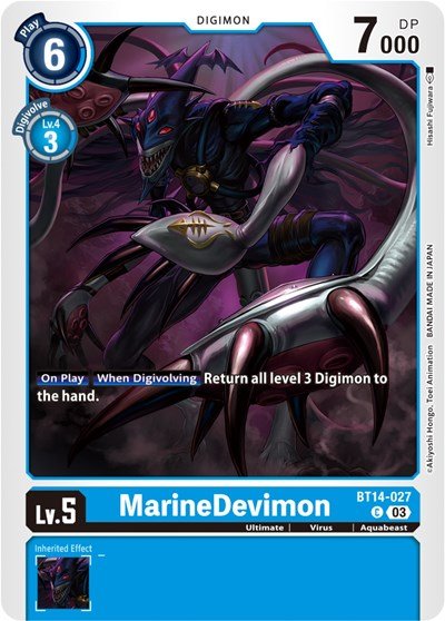 MarineDevimon (Blast Ace) Near Mint - Nick Nack's Full Frontal Attack