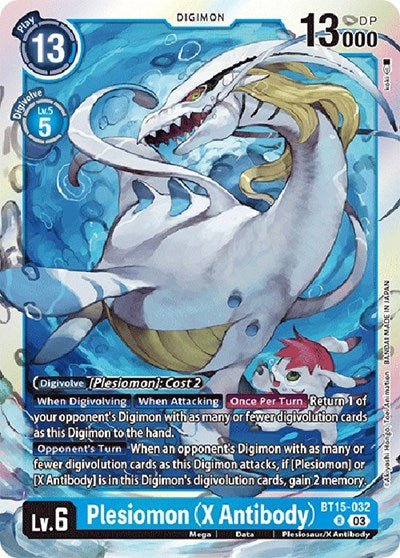 Plesiomon (X Antibody) (Exceed Apocalypse) Near Mint Foil - Nick Nack's Full Frontal Attack