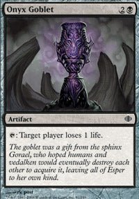 Onyx Goblet (Shards of Alara) Light Play - Nick Nack's Full Frontal Attack