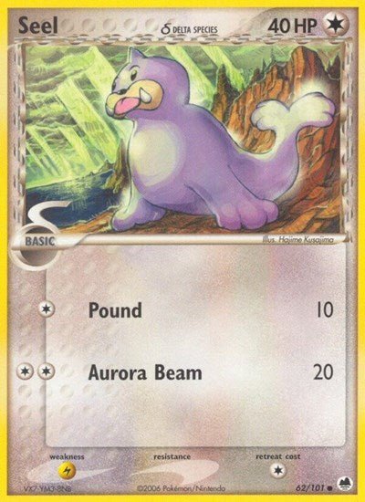 Seel (Delta Species) (Dragon Frontiers) Light Play - Nick Nack's Full Frontal Attack