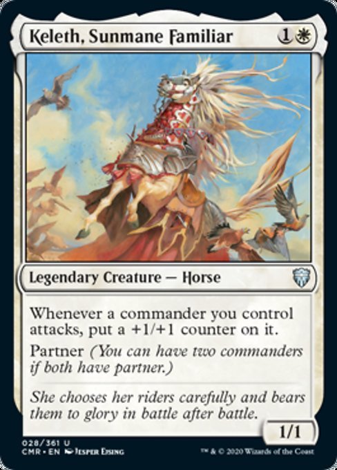 Keleth, Sunmane Familiar (Commander Legends) Near Mint - Nick Nack's Full Frontal Attack