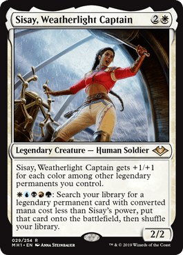 Sisay, Weatherlight Captain (Modern Horizons) Near Mint - Nick Nack's Full Frontal Attack