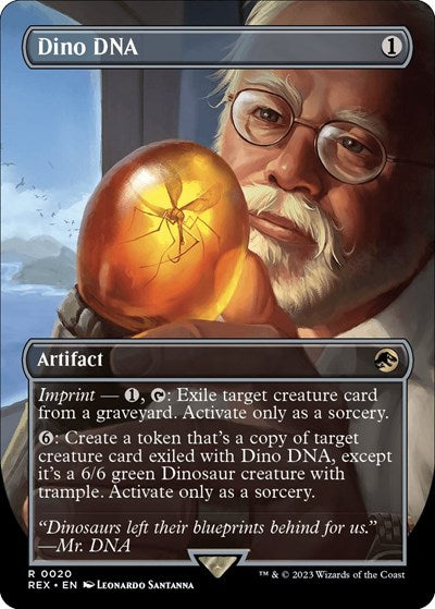 Dino DNA (Borderless) (Universes Beyond: Jurassic World Collection) Damaged / Poor Foil