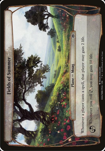 Fields of Summer (Planechase Anthology) (Oversize Cards) Near Mint