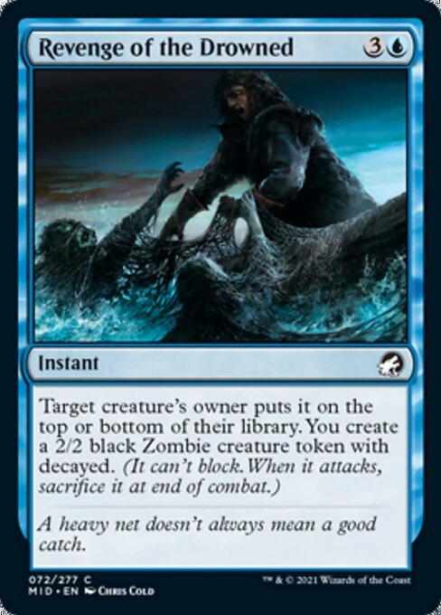 Revenge of the Drowned (Innistrad: Midnight Hunt) Near Mint - Nick Nack's Full Frontal Attack