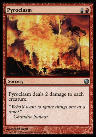 Pyroclasm (Duel Decks: Heroes vs Monsters) Near Mint - Nick Nack's Full Frontal Attack