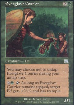Everglove Courier (Onslaught) Light Play Foil - Nick Nack's Full Frontal Attack