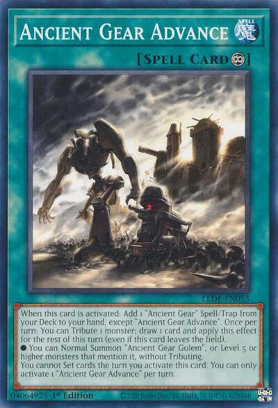 Ancient Gear Advance (Legacy of Destruction) Near Mint 1st Edition - Nick Nack's Full Frontal Attack