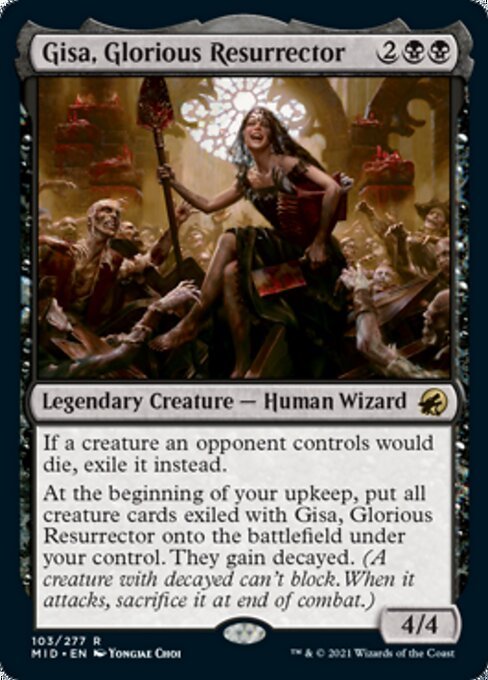 Gisa, Glorious Resurrector (Innistrad: Midnight Hunt) Near Mint - Nick Nack's Full Frontal Attack