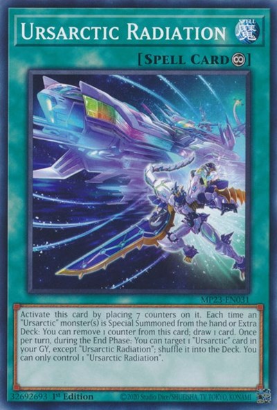 Ursarctic Radiation (25th Anniversary Tin: Dueling Heroes Mega Pack) Light Play 1st Edition