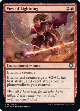 Vow of Lightning (Magic Game Night: Free - For - All) Near Mint - Nick Nack's Full Frontal Attack