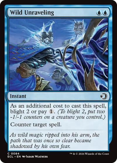 Wild Unraveling (Lorwyn Eclipsed) Near Mint - Nick Nack's Full Frontal Attack