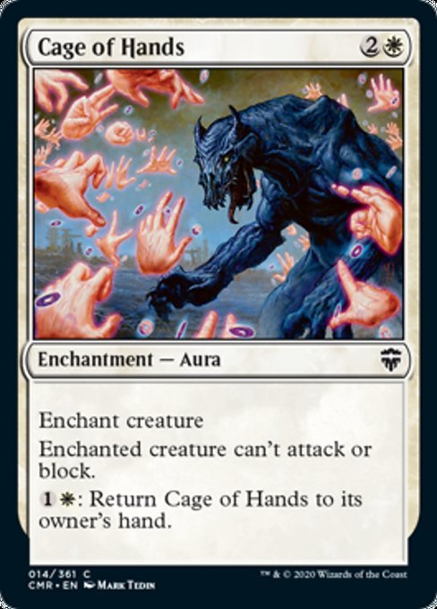 Cage of Hands (Commander Legends) Near Mint - Nick Nack's Full Frontal Attack
