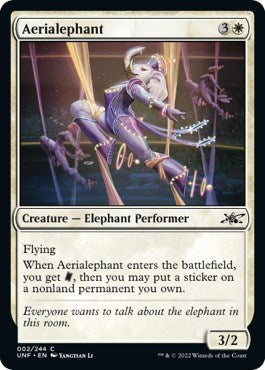 Aerialephant (Unfinity) Near Mint - Nick Nack's Full Frontal Attack