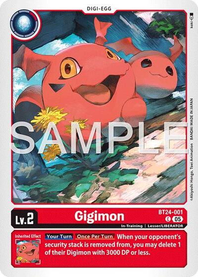 Gigimon (Time Stranger) Near Mint - Nick Nack's Full Frontal Attack