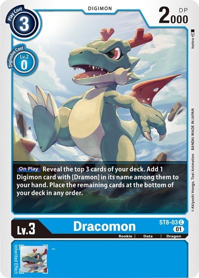 Dracomon (Starter Deck 08: Ulforce Veedramon) Near Mint - Nick Nack's Full Frontal Attack