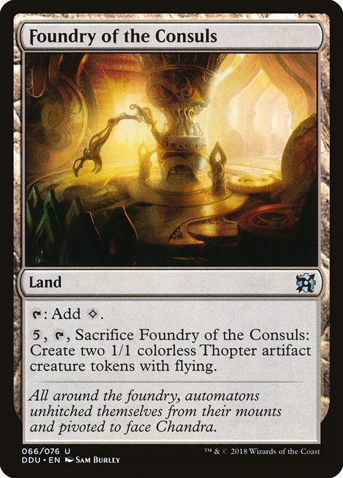 Foundry of the Consuls (Duel Decks: Elves vs Inventors) Near Mint