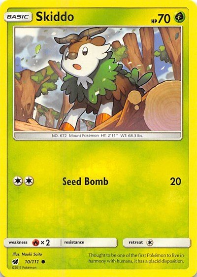 Skiddo (SM - Crimson Invasion) Medium Play - Nick Nack's Full Frontal Attack
