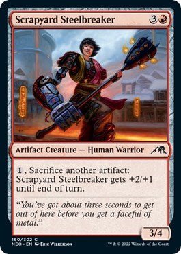 Scrapyard Steelbreaker (Kamigawa: Neon Dynasty) Near Mint - Nick Nack's Full Frontal Attack