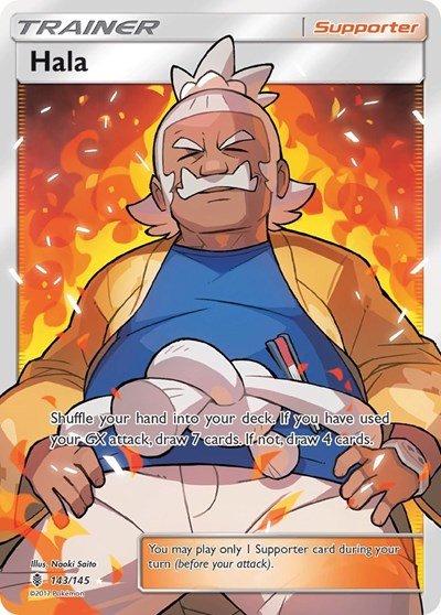 Hala (Full Art) (SM - Guardians Rising) Near Mint Holofoil - Nick Nack's Full Frontal Attack