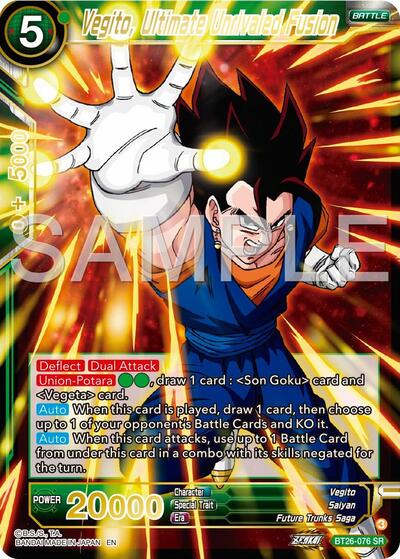 Vegito, Ultimate Unrivaled Fusion (Ultimate Advent) Near Mint Foil - Nick Nack's Full Frontal Attack