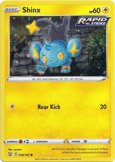 Shinx - 046/163 (Cosmos Holo) (Miscellaneous Cards & Products) Near Mint Holofoil - Nick Nack's Full Frontal Attack